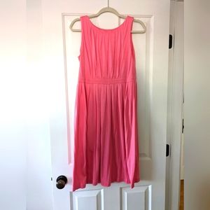 Coral cotton empire waisted dress - Banana Republic size M